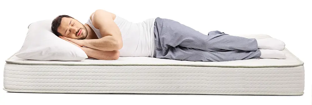 Matratzengröße in Seitenlage